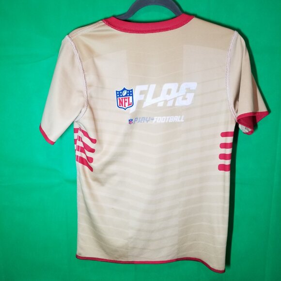 49ers NFL Reversible Jersey Flag Football Kids Large Women Small Bang Bang Niner - Picture 2 of 8